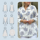🍁Camisa✨ casual con estampado botánico para mujer