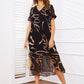 🎉 Oferta 2026 — Más de 34 200 unidades vendidas 💝 Vestido largo de mujer con estampado, corte holgado y cuello en V – Vestido de verano para todo tipo de figuras 👗