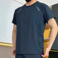 Fliwos® Conjunto de 2 piezas de camiseta casual ligera para hombre
