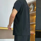 Fliwos® Conjunto de 2 piezas de camiseta casual ligera para hombre