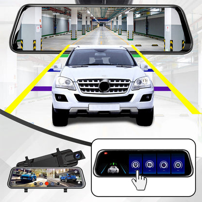 🔥 ¡49% DE DESCUENTO! 🚗📹 Dash Cam con Pantalla Táctil + Cámara Trasera   Conduce Seguro, Graba Todo en HD ✨
