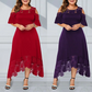 ⏳Vestido especial⏰femenino con dobladillo de encaje de hombros fríos y con límite de tiempo limitado