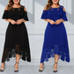 ⏳Vestido especial⏰femenino con dobladillo de encaje de hombros fríos y con límite de tiempo limitado