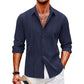 Camisa de Manga Larga para Hombre - Color Sólido