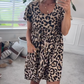 👗Mini vestido casual de mujer con estampado de leopardo