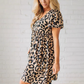👗Mini vestido casual de mujer con estampado de leopardo