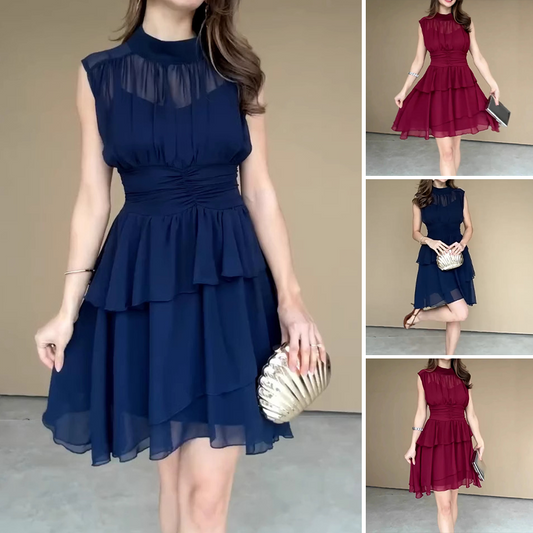 ⏳Vestido💃 especial⏰de mujer con volantes y volantes sin mangas para mujer por tiempo limitado