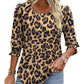 🌞Venta caliente de verano 49% OFF - Blusas de manga 3/4 casuales elegantes para mujer con puños fruncidos