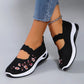 Zapatos casuales de tela transpirable de punto con suela suave