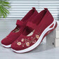 Zapatos casuales de tela transpirable de punto con suela suave