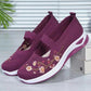 Zapatos casuales de tela transpirable de punto con suela suave