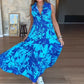 💕Venta caliente 50% de descuento💕en vestido largo👗 sin mangas con estampado de moda para mujer