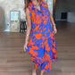 💕Venta caliente 50% de descuento💕en vestido largo👗 sin mangas con estampado de moda para mujer