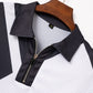 Camiseta de moda para hombre con cremallera y cuarto de cuarto