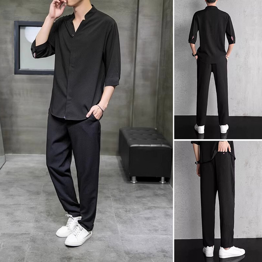 Conjunto Causal Transpirable de 2 Piezas para Hombre