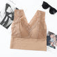 Camisola transpirable con cuello en V sin aros de encaje