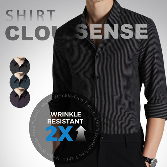 Camisa de rayas ligera y transpirable para hombre