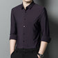 Camisa de rayas ligera y transpirable para hombre