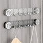 Organizador multifuncional y elegante con ganchos para colgar en la pared