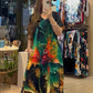 🎉Día de la Madre por tiempo limitado 50% DE DESCUENTO🥻Vestidos de manga corta estampados con cuello en V casual suelto para mujer