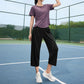 Conjunto de Top y Pantalones Capri de Secado Rápido para Exteriores