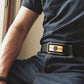 Cinturón para Hombre con Hebilla Automática de Moda