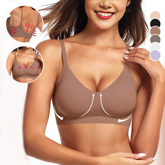 Sujetador sin aros y push-up sin costuras