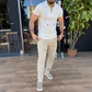 Conjunto de 2 piezas de pantalones de manga corta para hombre