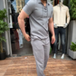 Conjunto de 2 piezas de pantalones de manga corta para hombre