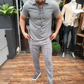 Conjunto de 2 piezas de pantalones de manga corta para hombre