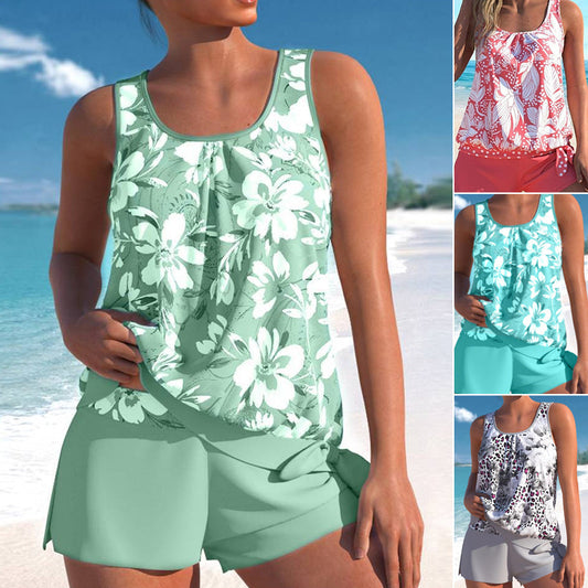 Bañador tankini estampado para mujer