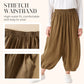 Pantalones sueltos de cintura alta estilo linterna