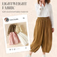 Pantalones sueltos de cintura alta estilo linterna