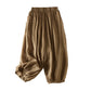 Pantalones sueltos de cintura alta estilo linterna