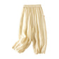 Pantalones sueltos de cintura alta estilo linterna