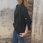 Top casual de color sólido para mujer