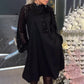Vestido de patchwork de lentejuelas brillantes para mujer