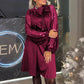 Vestido de patchwork de lentejuelas brillantes para mujer
