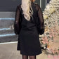 Vestido de patchwork de lentejuelas brillantes para mujer