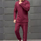 Conjunto de top y pantalón casual suave para hombre