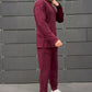 Conjunto de top y pantalón casual suave para hombre