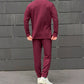 Conjunto de top y pantalón casual suave para hombre