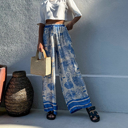 Pantalones Boho Palazzo Verano Mujer