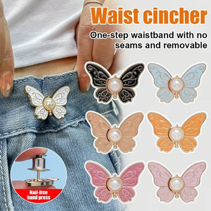 🦋Hebilla✨ de ajuste de cintura de mariposa extraíble