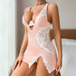Sexy Encaje Vestido de tirantes de espagueti Conjunto de 2 piezas