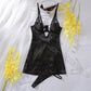 Sexy Encaje Vestido de tirantes de espagueti Conjunto de 2 piezas