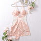 Sexy Encaje Vestido de tirantes de espagueti Conjunto de 2 piezas