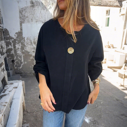 Top cómodo casual de moda para mujer