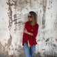 Top cómodo casual de moda para mujer