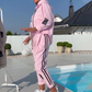 Conjunto casual de 2 piezas con capucha y pantalones jogger para mujer